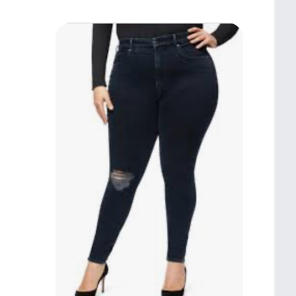 Good American Dark Wash Denim jeans Size 24